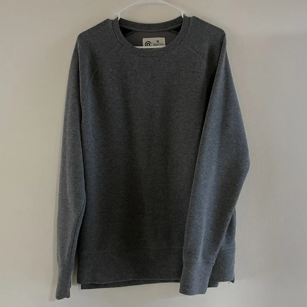 Champion Grey Long Sleeve Shirt - Size M - Picture 5 of 5